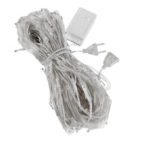 Guirlande lumineuse LED en cascade, colorée, imperméable, pour extérieur, décoration de Noël, matériau PVC, lumière LED à brancher