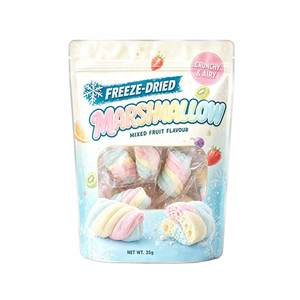 BESTAR Marshmallow Liofilizzato Gusto Frutta Mista Croccante e Leggero a Spirale Arcobaleno, Caramella Morbida e Dolce per la Pausa Tè in Ufficio - Product Image 4