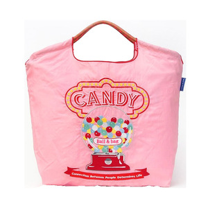 Custom Embroidered Nylon Tote <b>Bag</b> Reusable Shopping Handbag with OEM Service for Women - Product Image 5