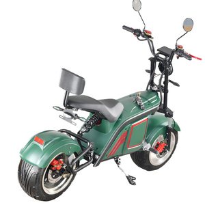 Gros pneu Citycoco moto électrique Halley Scooter électrique Harleyment <span class=keywords><strong>2000W</strong></span> 1500W 2 roues Citycoco Scooter avec CE EEC - Product Image 1