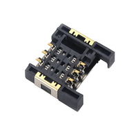 Terminal Slot Kartu Mini Sim Plastik Harga Pabrik Langsung MUP, Konektor Push Pull, Tempat Kartu Sim 6 Pin untuk GPS