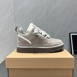 Sepatu Bot Salju Gaya UGGss Berkualitas Tinggi untuk Pria dan Wanita dengan Logo untuk Musim Dingin Baru 2025, Tahan Dingin - Product Image 5