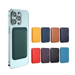 Custom Logo Rfid Blocking Magnetic Pu Leather Mobile Phone <b>Wallet</b> Case Credit Card <b>Holder</b> for Back of Cell Phone - Product Image 6