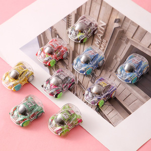 Mini Pullback Race Car Transparent Plastic Energy Storage <b>Rebound</b> Toy For Boys 2-4 Years Age Range - Product Image 4