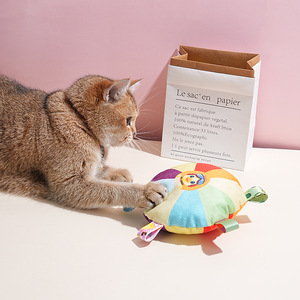Köpek gökkuşağı peluş uçan daire oyuncak komik interaktif köpek oyuncaklar topu ile Bells köpek eğitim oyunu Chew oyuncak <span class=keywords><strong>Pet</strong></span> aksesuarları - Product Image 5