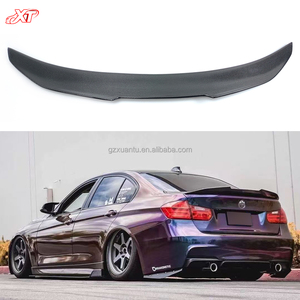 Aileron arrière de coffre en Fiber de carbone de Style PSM pour <span class=keywords><strong>BMW</strong></span> série 3 13-19 F30 316i <span class=keywords><strong>320i</strong></span> 328i 335i aile arrière de voiture adhésive - Product Image 1