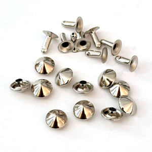 Rivets métalliques bon marché pour chaussures, sacs et vêtements, rivets à double capuchon et à capuchon unique en gros - Product Image 4