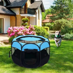 Tente pour animaux de compagnie, lit pour chien, tipi pliable, cadre en bois, parc pour chat, vente en gros