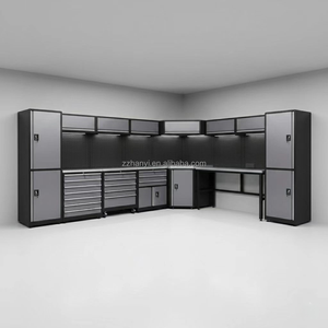 Système de rangement modulaire pour <span class=keywords><strong>garage</strong></span>, armoire à outils de qualité supérieure, établi professionnel en acier pour atelier de détail automobile - Product Image 1