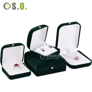 Custom Logo Rounded Corner Velvet Jewelry Box Multi Color Premium Jewelry Storage for Luxury Jewelry Brands Factory Direct - Product Image 4