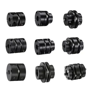 45# Steel Couplings Single Disc Series High Rigidity Line Coupling Double Diaphragms Shaft Coupler For Servo Stepping Motor