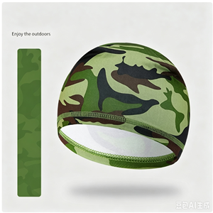 Topi Dalam Helm Bahan Sutra Es, Cepat Kering, Menyerap Keringat, untuk Bersepeda, Ski, dan Sepeda Motor - Product Image 3