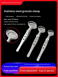 Penjepit Kista Kelopak Mata Ganda Manual dari Baja Tahan Karat untuk Bedah Oftalmik. - Product Image 6