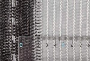 Red antiabejas de punto de HDPE fabricada en China, vida útil de 10 años, Red de granizo agrícola Lisa negra con servicio de corte - Product Image 6
