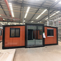 Maisons conteneurs abordables, micro-maisons préfabriquées portables, restaurants conteneurs modulaires de luxe
