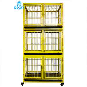 Equipo veterinario OSCAT, precio de fábrica, perreras de Cría Grande para gatos y perros, jaulas de 3 capas al por mayor, jaula para gatos y perros - Product Image 3