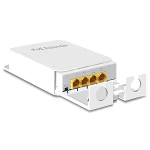 2023 New IP55 Outdoor Waterproof PoE Extender 1 IN 3 OUT 100/1000Mbps PoE Repeater for POE Switch NVR IP Camera