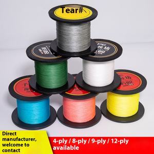 Lenza da pesca intrecciata a 4 fili con forza di trazione forte per la pesca in mare a lunga distanza del fiume del lago 500m - Product Image 2