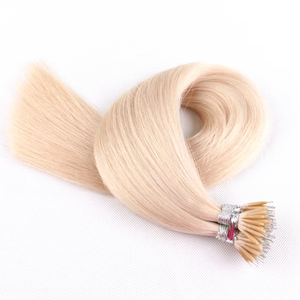 Jasmine Beauty Top <b>Russian</b> Human Hair Nano Tip Hair Extensions European Hair super double drawn hair virgin human hair extension - Product Image 4