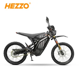 Бесплатная доставка HEZZO E Dirt Bike 60 В 6500 Вт Middrive 40Ah с EEC COC Surron Электрический мотоцикл Talaria EEC COC Road Legal Ebike