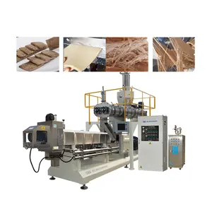 New TVP high moisture twin screw food extruder vegan meat production line making machine