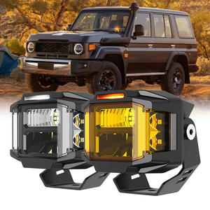 Luces Pod Offroad de 3 Pulgadas con Disparo Lateral LED y Haz de Niebla de 270°, Luz de Zanja de Doble Color para Jeeps, SUV, UTV y Camionetas - Product Image 1