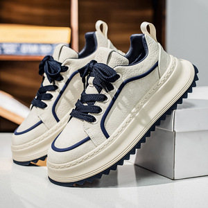 Autumn New Style Men's <b>Shoe</b> Heighten Chunky Sneakers Korean Style Wear-resisting Outdoors Casual Sports <b>Shoes</b> Student Sneakers - Product Image 6