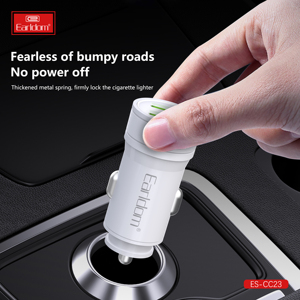 Earldom อะแดปเตอร์ไฟแช็คในรถแบบ USB สองพอร์ตสำหรับ iPhone 14 - Product Image 2