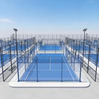 Équipement de terrain de padel commercial pour clubs, gymnases, hôtels, complexes hôteliers et installations de loisirs