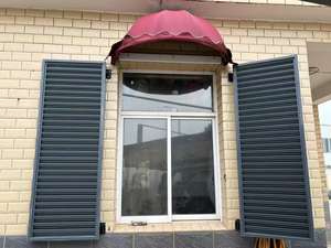 Volets métalliques <span class=keywords><strong>à</strong></span> lamelles ouvertes, volets extérieurs <span class=keywords><strong>à</strong></span> lamelles <span class=keywords><strong>orientables</strong></span>, volets extérieurs <span class=keywords><strong>à</strong></span> lamelles en alliage d'aluminium avec matériel de fixation murale - Product Image 6