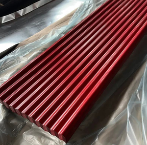 Tôles de Toiture Ondulées en Acier Galvanisé Prépeint (PPGI) Couleur Métal Zinc-Fer, Certifiées BIS, pour le Pliage et la Découpe - Product Image 2