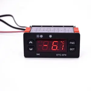 AC 220V Regulator LCD untuk ruangan dingin, pengatur temperatur LED, termostat digital ETC-974
