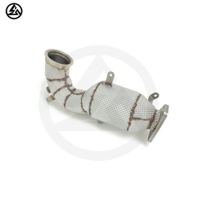 Tubo bajante de alto flujo CSZ para <span class=keywords><strong>Fiat</strong></span> Abarth 500 595 695 1,4 T, tubo de bajada con escape de rendimiento de protección térmica - Product Image 5