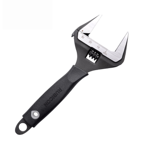Juego de llaves ajustables <span class=keywords><strong>RUBICON</strong></span>, mango <span class=keywords><strong>corto</strong></span>, mandíbula grande ultrafina, acero CR-V, herramientas manuales profesionales para reparación de plomería - Product Image 4