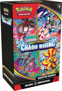 Vente en gros de cartes à collectionner Pokémon TCG originales : Mega Evolution Chaos Rising Booster Bundle, boîte de collection de cartes de jeu - Product Image 4