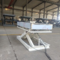 Plateforme élévatrice à ciseaux double stationnaire hydraulique en acier inoxydable Jiyang (Chine), électrique, capacité 1000 kg, hauteur max. 10 m