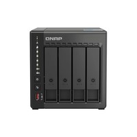 QNAP TS-466C-8G 4 Bay NAS 8GB DDR4 Intel N6005 Dual 2.5GbE 2 Slot M.2 NVMe Server Penyimpanan Cloud Pribadi Tanpa Disk