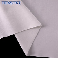 Tissu tricoté jersey simple en polyester et élasthanne, aspect coton, finition mate, 200 g/m², pour T-shirt, vente en gros