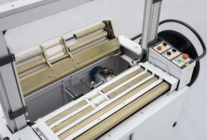 เครื่องรัดกล่องอัตโนมัติ SPK-101D สำหรับงานหนัก ระบบไฮดรอลิก 380V พร้อมมอเตอร์ปั๊มและ PLC สำหรับบรรจุภัณฑ์ไม้ ใช้งานง่าย - Product Image 6