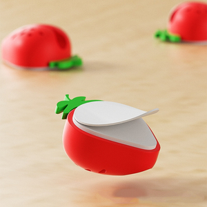 Carino Organizer cavo con Design a fragola 1 canale Clip per cavo sotto la scrivania per gestione del filo autoadesivo per ufficio - Product Image 6