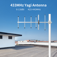Antenne Yagi directionnelle extérieure à gain élevé 11dbi 3 6 8 éléments antenne Yagi externe 433 mhz antenne Yagi directionnelle Vhf Uhf