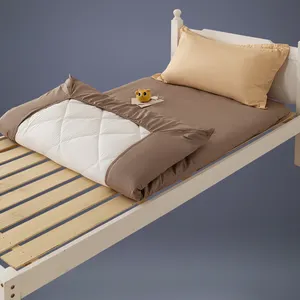 定制尺寸彩色拉丝超细纤维面料简约床垫日本shikibuton地垫蒲团套床保护器