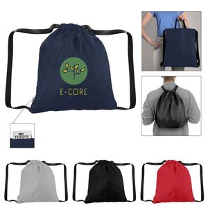 Bolsas de Tela con Cordón de RPET Reciclado para Regalos Promocionales con Logotipo Personalizado para Eventos Corporativos, Marketing de Marca, Venta al Por Mayor - Product Image 4