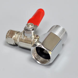 Válvula de bola en T para entrada de purificador de agua, conector de 4.5 a 3.5 a 2.5 para adaptador de grifo de cocina, tamaño de tubería de 1/2 pulgada - Product Image 5