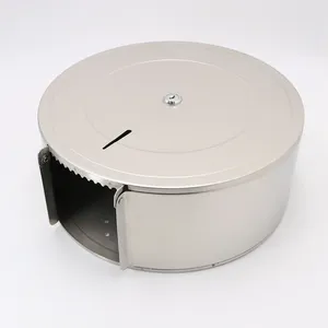 Dispensador de Papel Higiénico de Acero Inoxidable 304 de Grado Comercial, Acabado Satinado, Rollo Jumbo, Gran Capacidad para Áreas de Alto Tráfico - Product Image 4