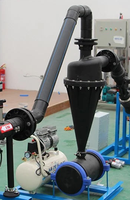 Système de séparation de sable par hydrocyclone 1 pouce, filtre à disques manuel de type Y combiné, 5m³/h, 120 mailles, 130 microns