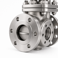 Vanne à opercule industrielle à bride en acier CF8M Classe 150 LUOKEFM Z41H-150LB à opercule métallique, pour eau douce, -29~425, garantie 1 an