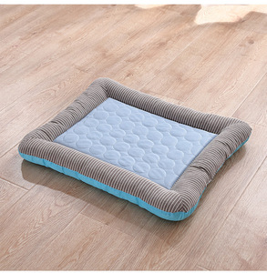Summer Ice Silk Pet Mat <strong>Cool</strong> Breathable Multi-functional Ice Nest <strong>Pad</strong> for Small Medium Dog Cat Indoor Sleeping Rest Pet Bed - Product Image 5