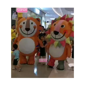 Gran oferta, gigante alto, 2m/2,6 m/3m/3,5 m, <span class=keywords><strong>disfraz</strong></span> <span class=keywords><strong>de</strong></span> mascota inflable del <span class=keywords><strong>Rey</strong></span> León, <span class=keywords><strong>disfraz</strong></span> <span class=keywords><strong>de</strong></span> felpa <span class=keywords><strong>de</strong></span> Animal <span class=keywords><strong>de</strong></span> estilo para caminar para adultos - Product Image 3