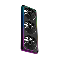 Ventilateur AntarcChill 3 Pack 120mm One Frame 360mm pour ordinateur avec affichage des RPM, haut débit d'air, roulement silencieux, ventilateur de refroidissement pour boîtier de PC de bureau